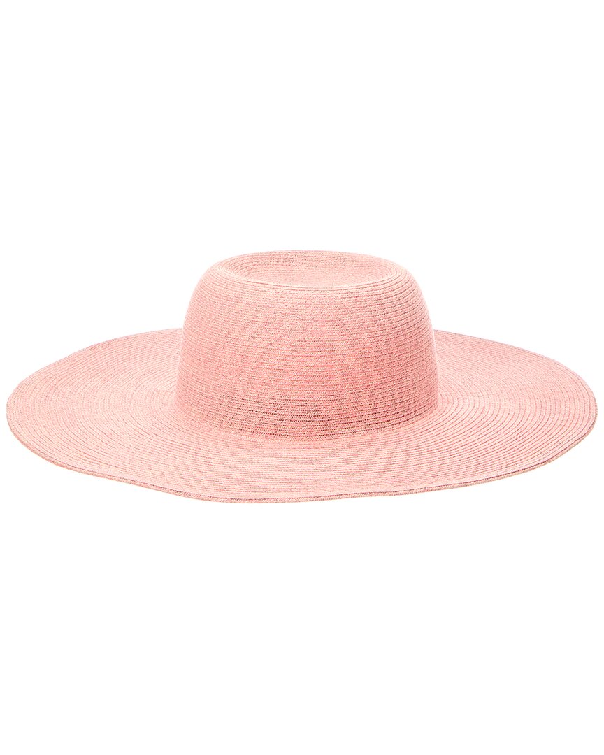 Bruno Magli Packable Floppy Brim Sun Hat In Pink