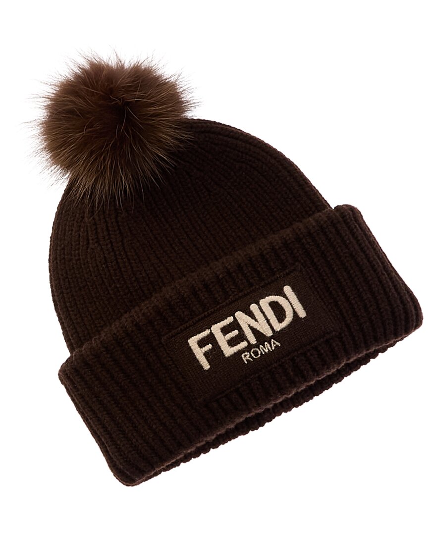 Fendi Beanie Pon Pon Fox