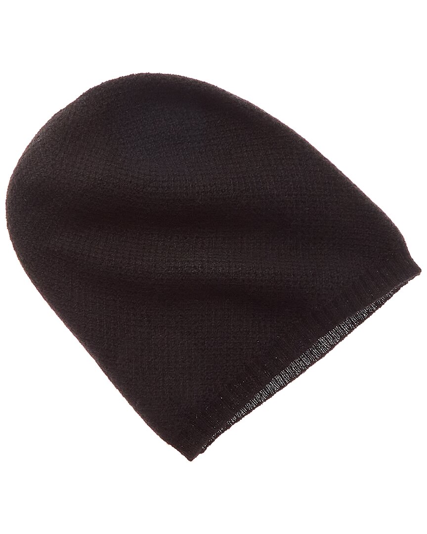 Shop Hannah Rose Honeycomb Cashmere Hat In Black