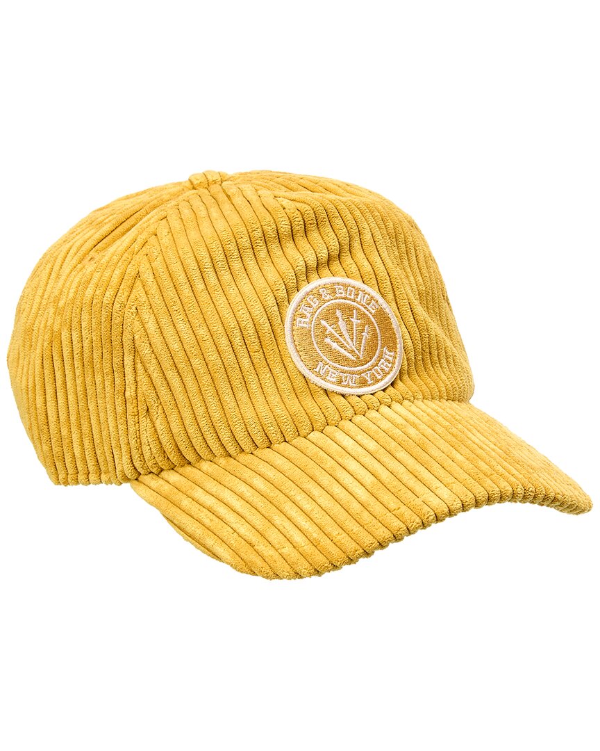 Rag & Bone Yellow Avery Baseball Cap In Yellow