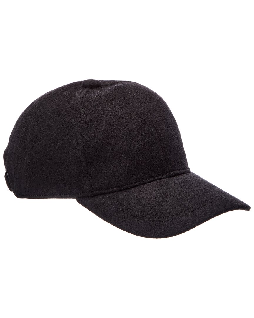 Vince Wool & Cashmere-blend Baseball Cap In Black