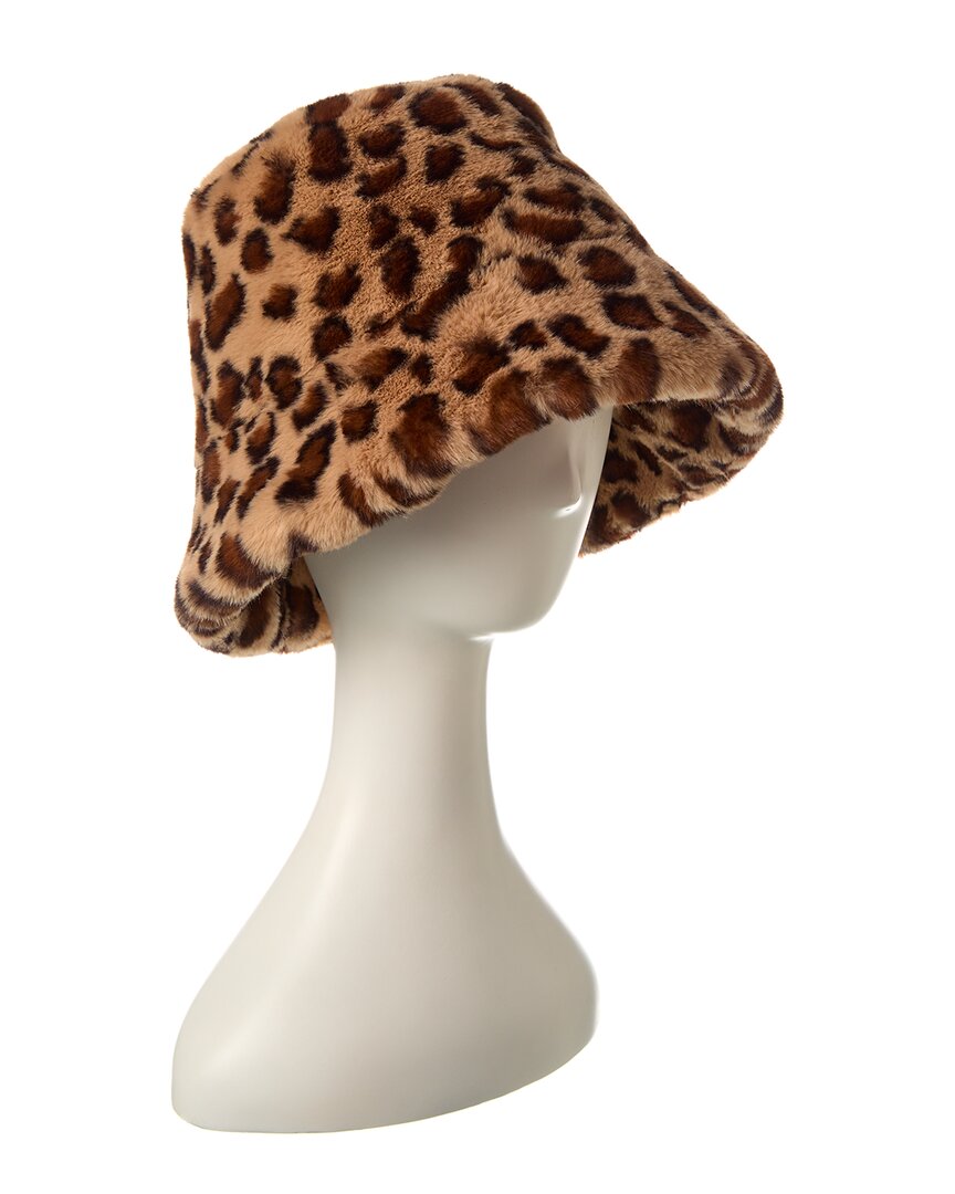 Adrienne Landau Bucket Hat In Brown