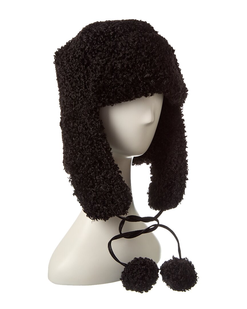 Adrienne Landau Sherpa Hat In Black