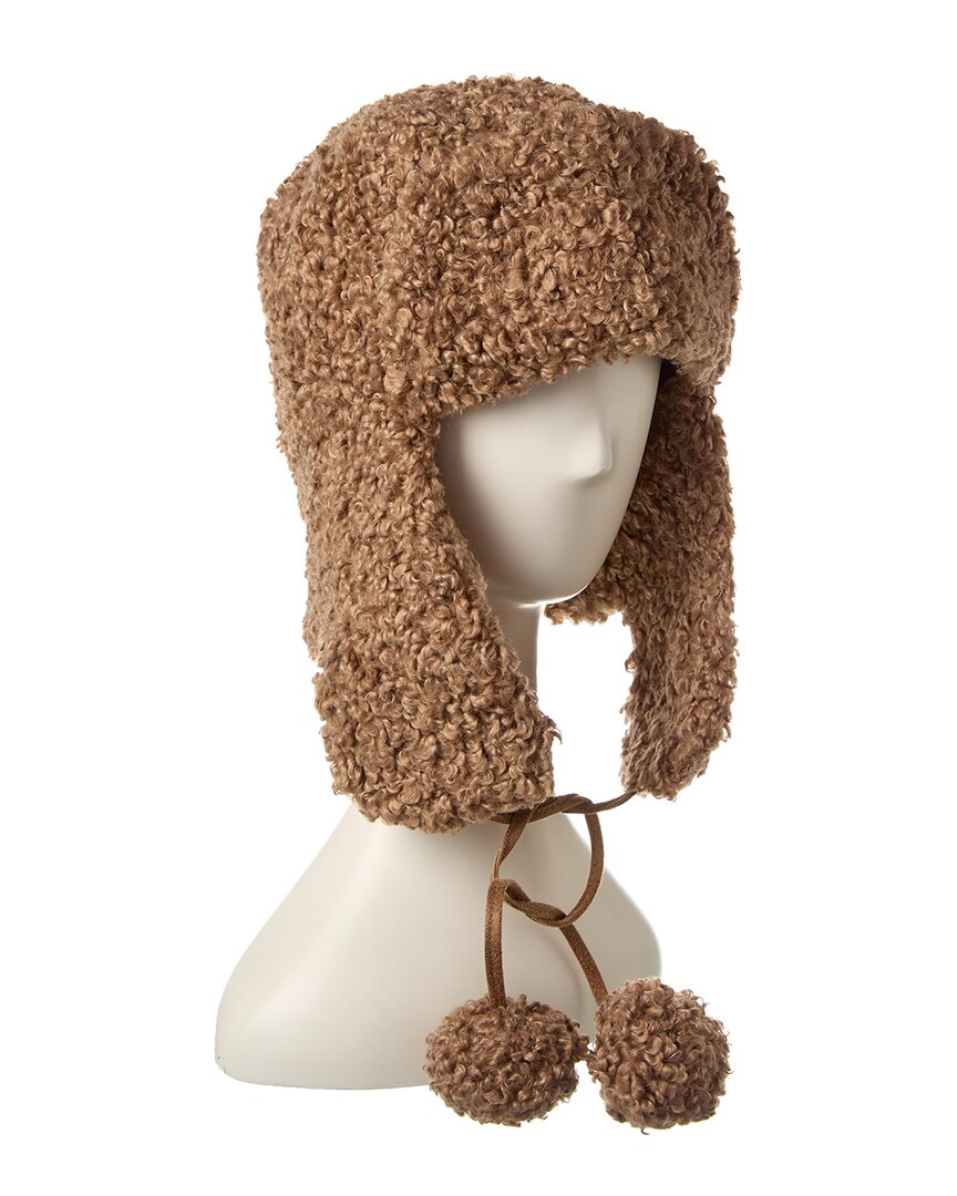 Adrienne Landau Sherpa Hat In Brown