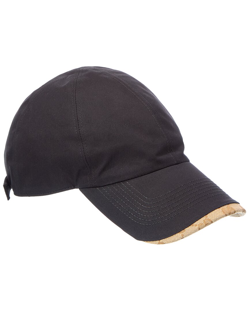 Gucci Gg Canvas Baseball Cap In Brown