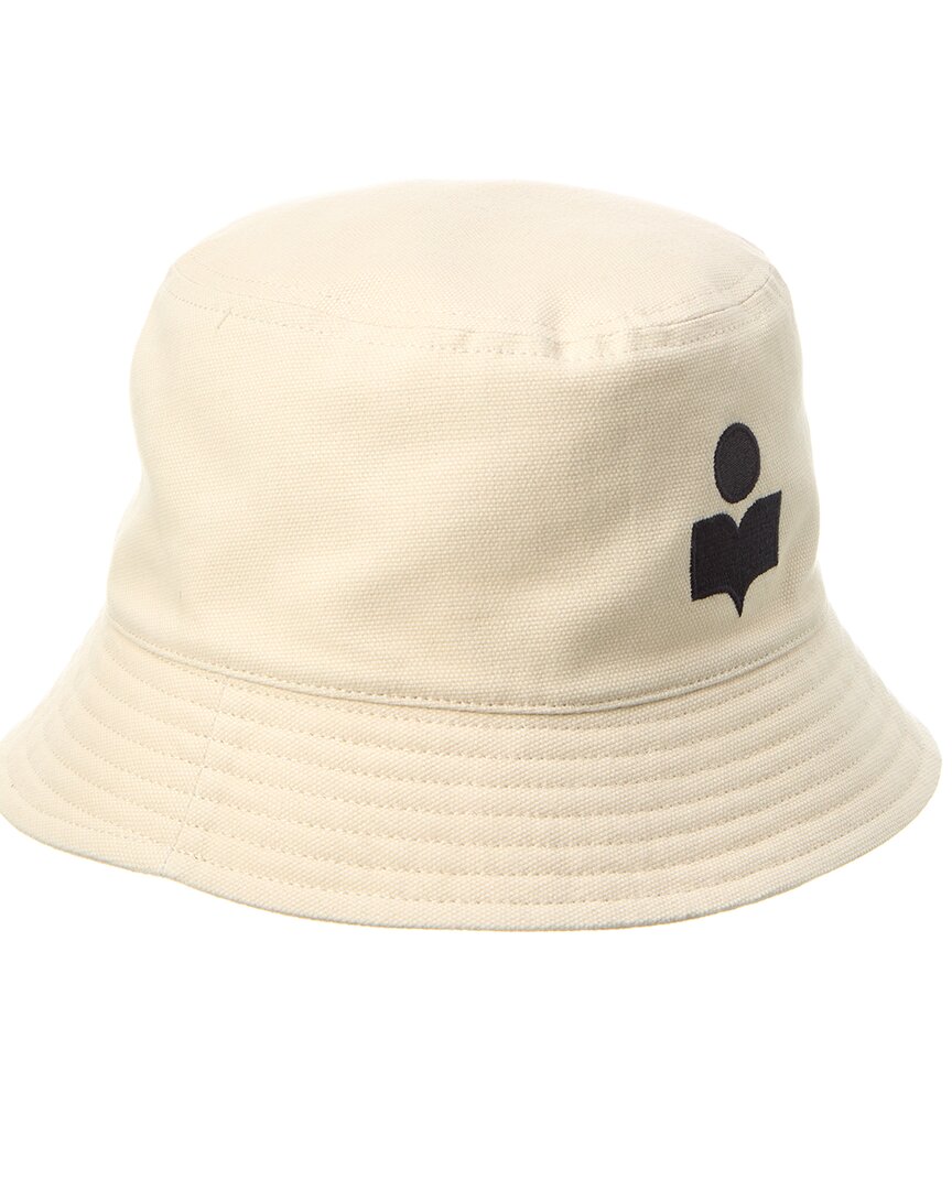 Isabel Marant Women Ivory Cotton Haley Bucket Hat In Beige