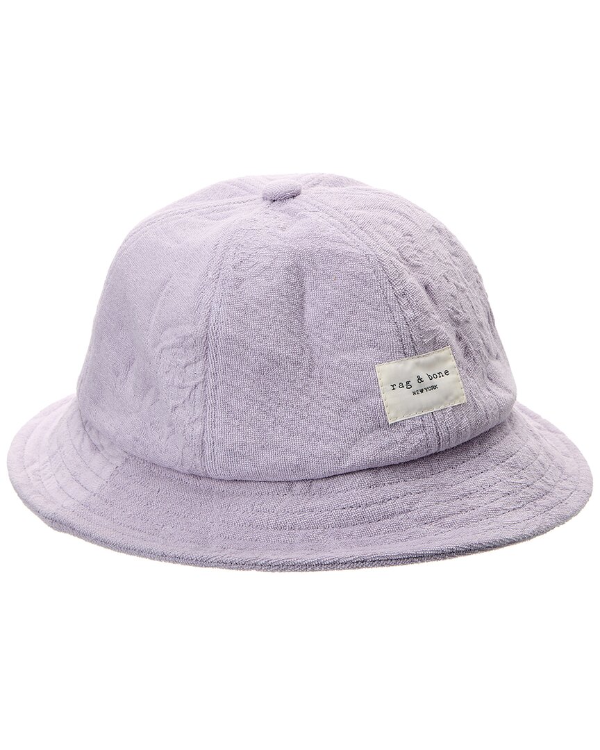 Shop Rag & Bone Addison Twist Bucket Hat In Purple