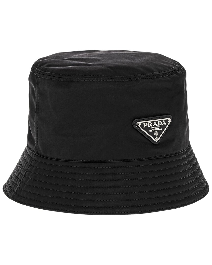 Prada Black Re-Nylon Bucket Hat