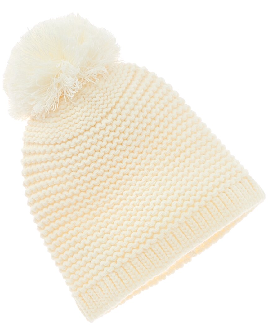 Ugg Chunky Knit Wool-blend Hat In White