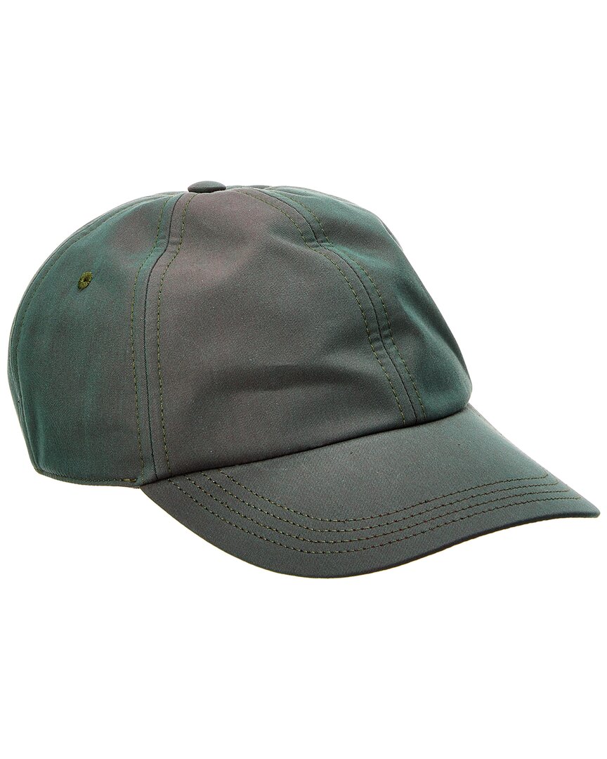 Shop Burberry Baseball Cap In Green