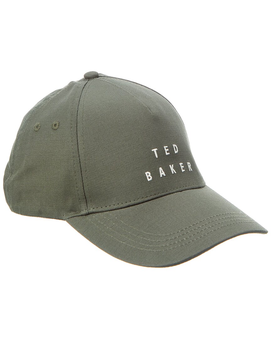 Ted Baker Matties Branded Cap In Gray