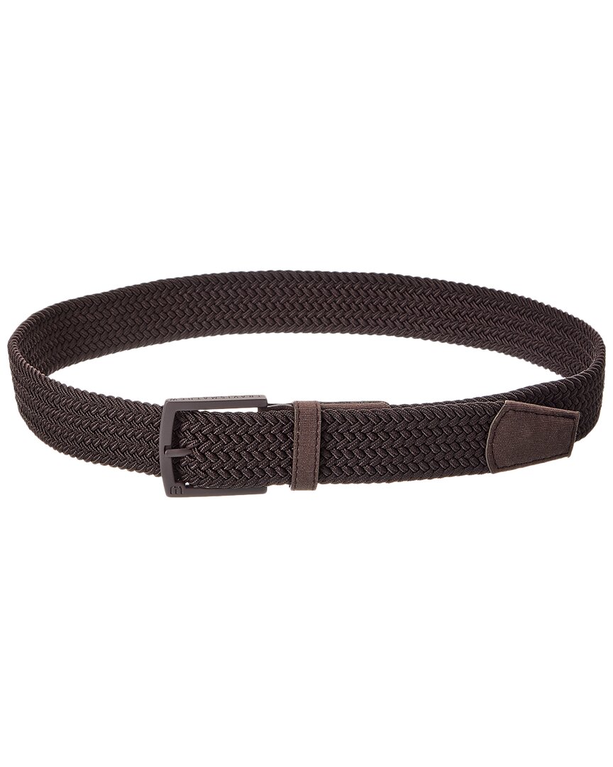 Travismathew Travis Mathew Banks Closed 2.0 Stretch Woven Belt In Brown