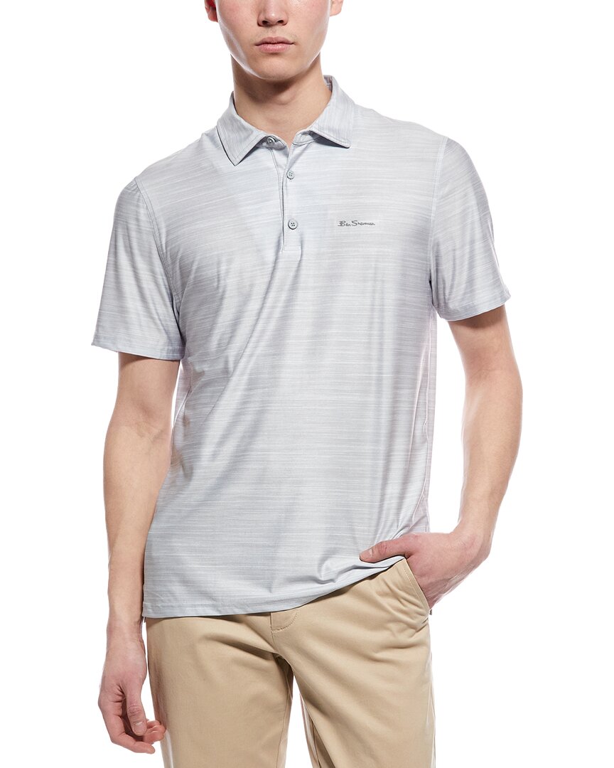 Ben Sherman Sports Fit Polo Shirt In Gray