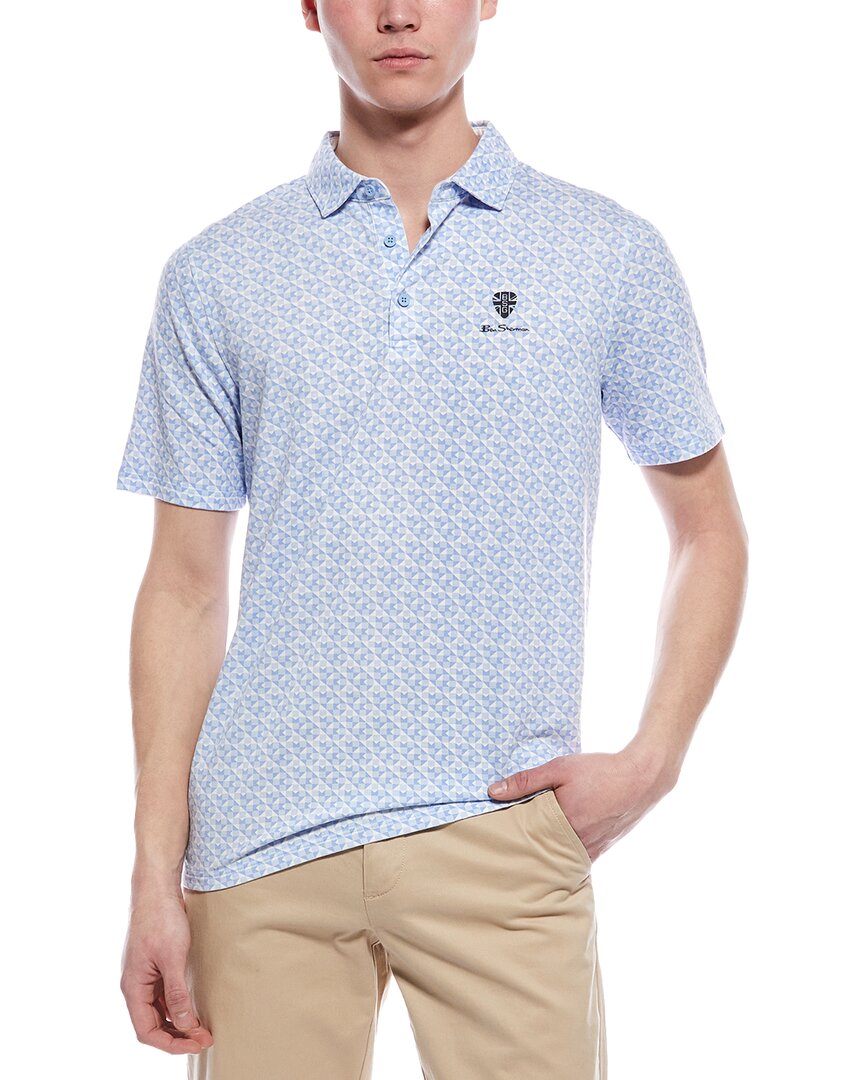 Ben Sherman Sports Fit Polo Shirt In Blue