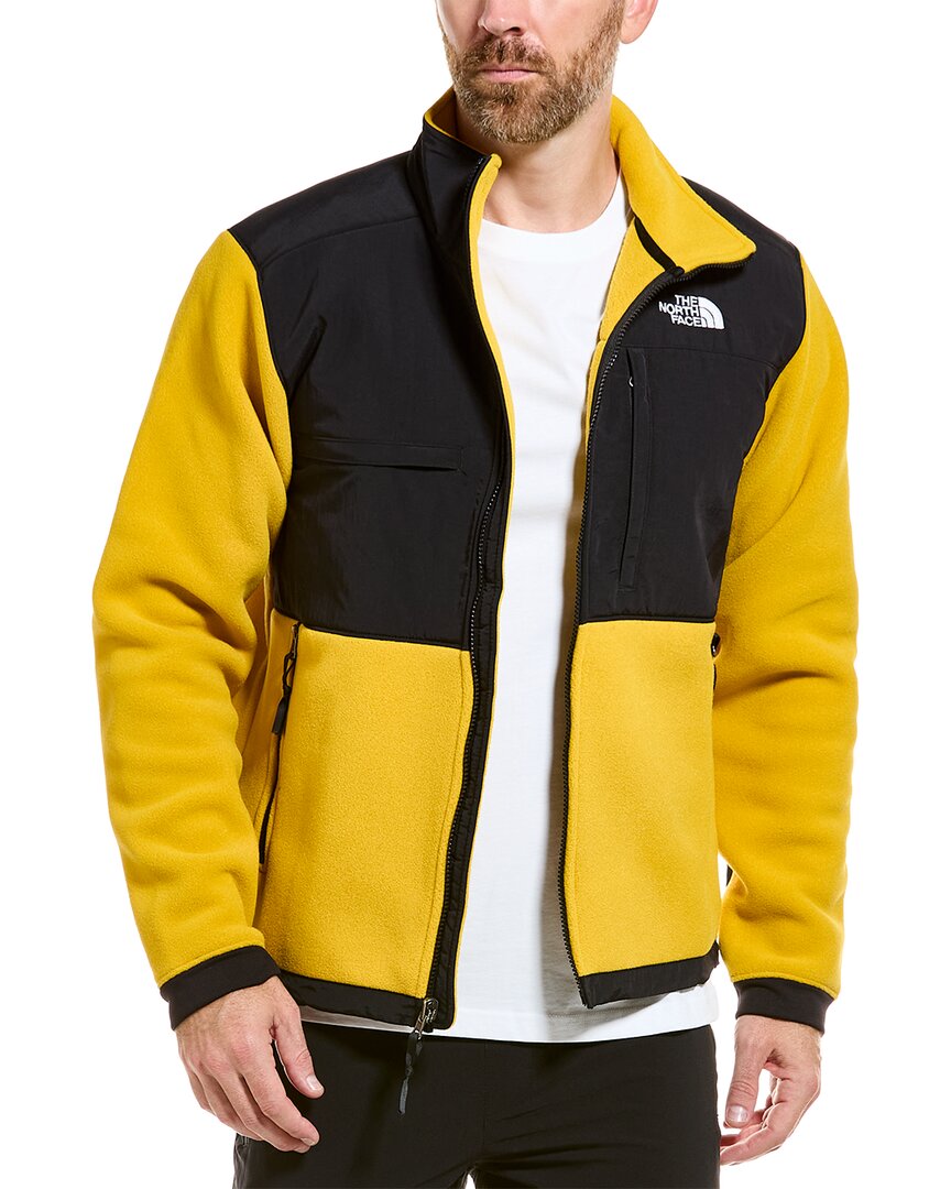 The North Face Panelled Fleece Jacket In Sunflower Yellow And Black In Nocolor