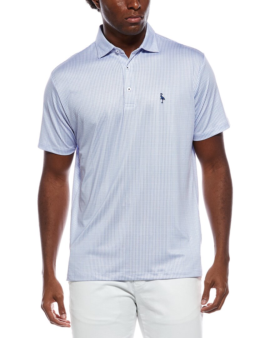 Tailorbyrd Multi Dots Printed Performance Polo Shirt In Multi