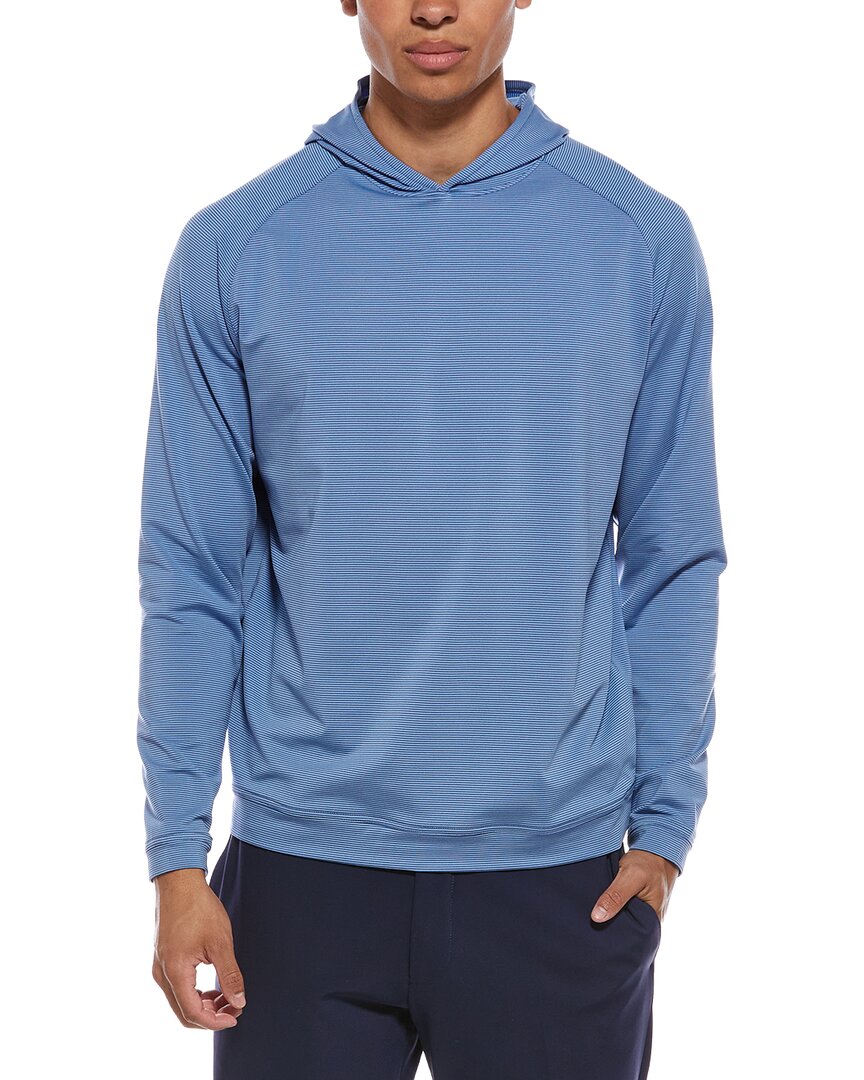 Peter Millar Hooded T-shirt In Blue