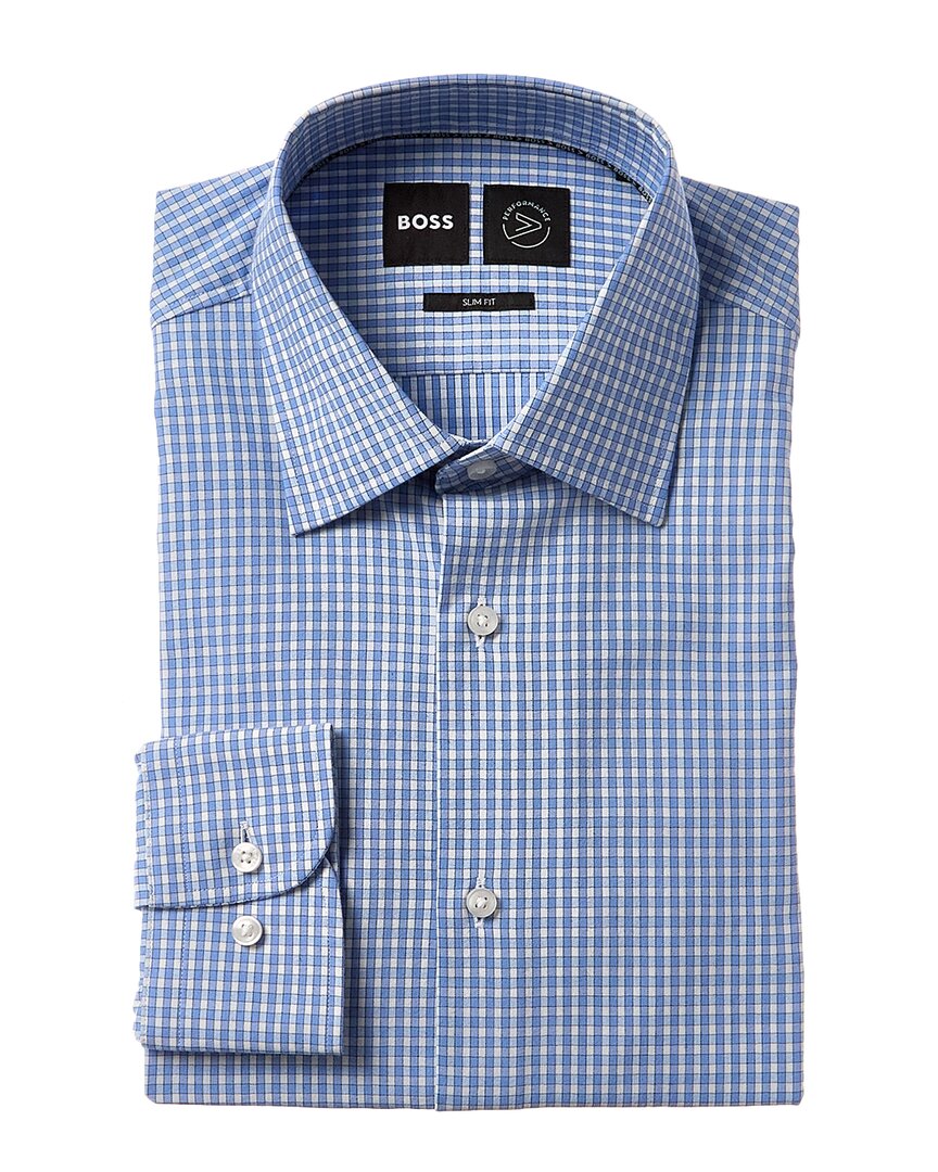 Hugo Boss Boss Hank Kent Slim Fit Dress Shirt In Blue ModeSens