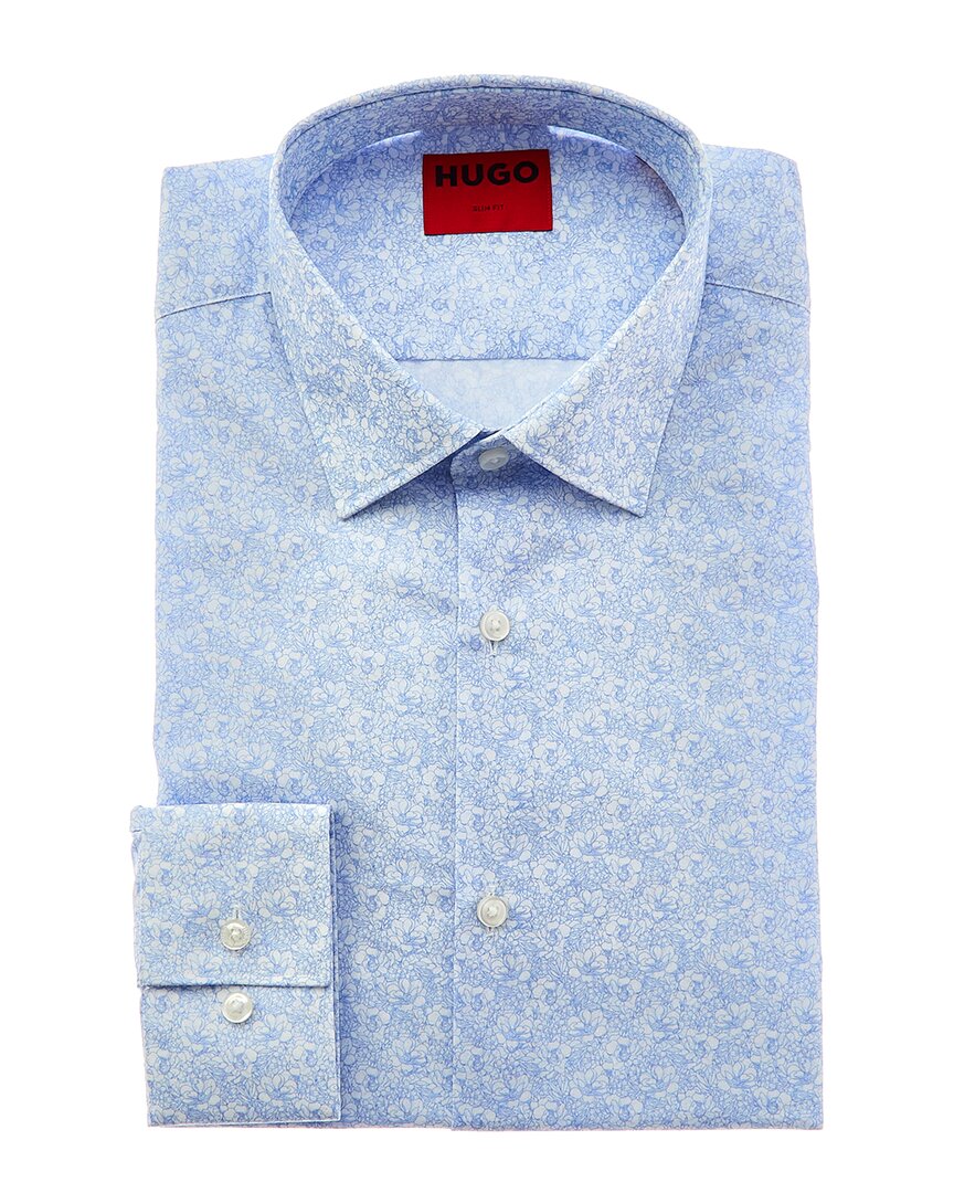 Hugo Boss Kenno Slim Fit Dress Shirt In Blue | ModeSens