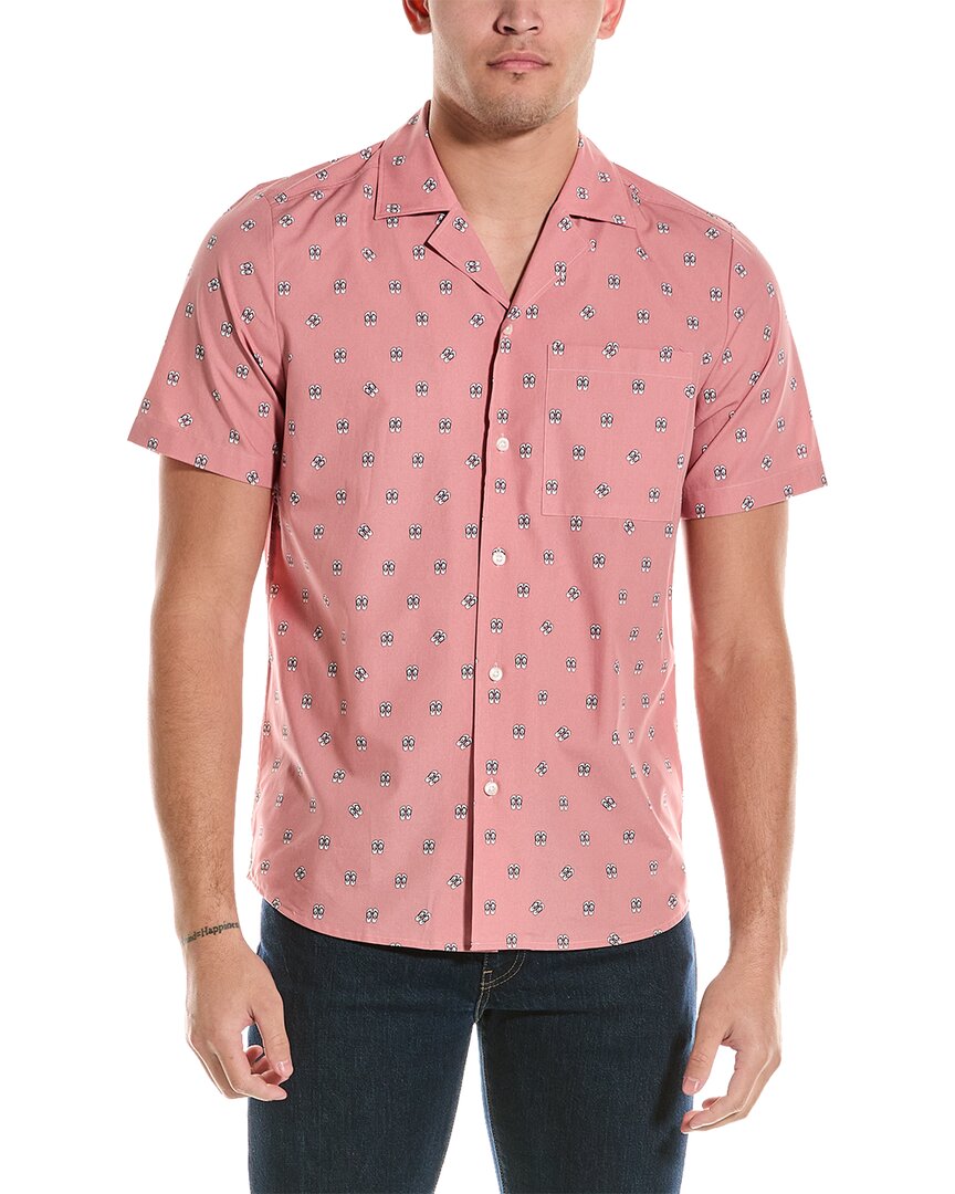 Shop Hugo Boss Hugo  Straight Fit Shirt In Pink