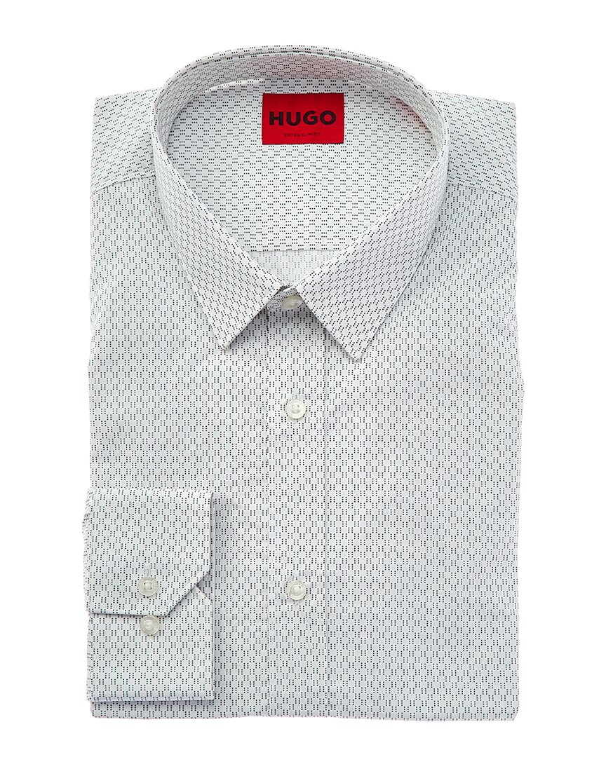 Hugo Boss Hugo  Elisha Extra Slim Fit Dress Shirt In White