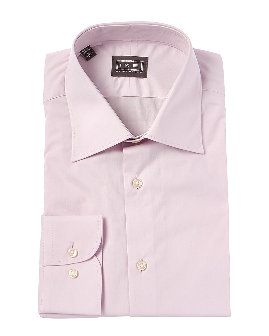 Shop Ike Behar Contemporary Fit Woven Dress Shirt In Purple