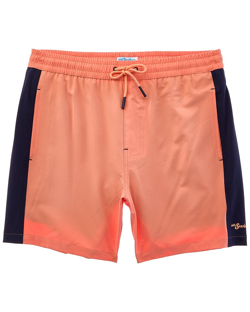 Mr. Swim Mr.swim Colorblocked Stretch Compression Swim Trunk