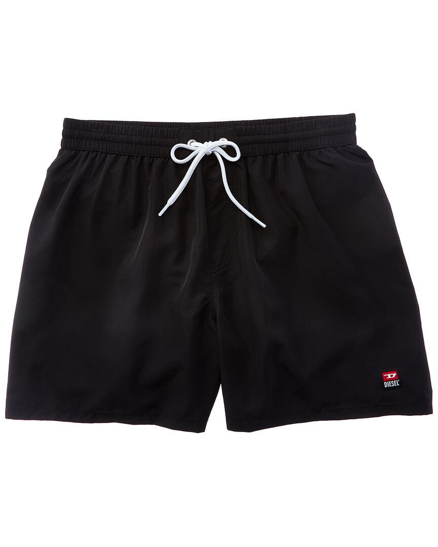 Diesel Wave Out Swim Trunk In Black
