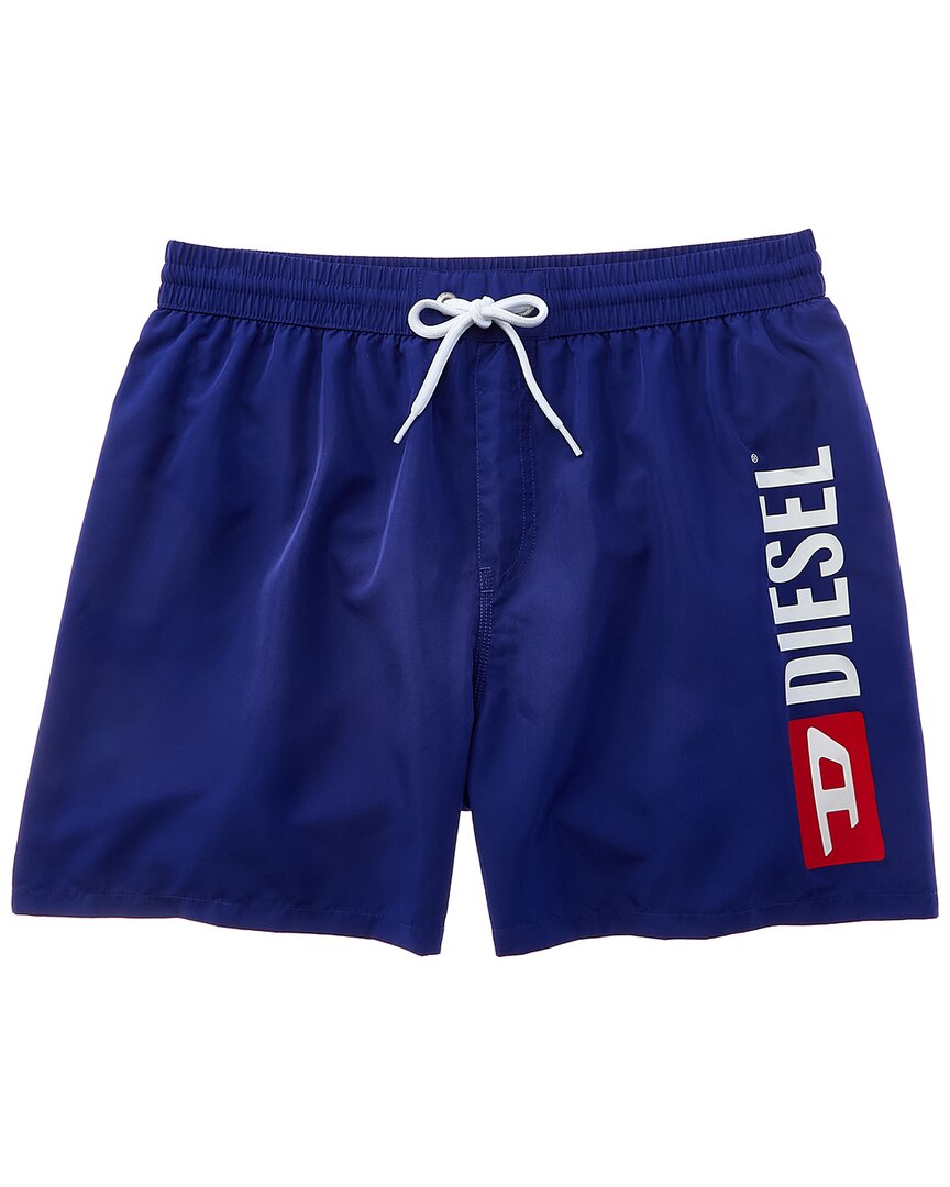 Diesel Wave Out Swim Trunk In Blue