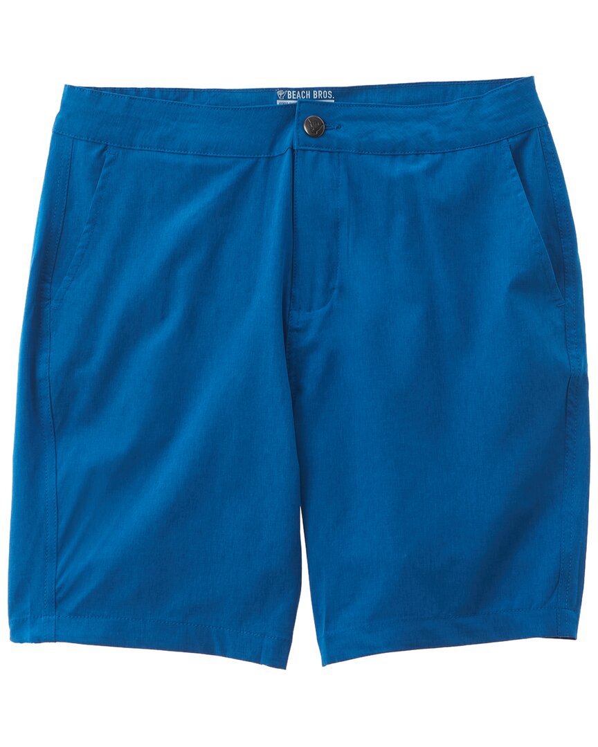 Shop Beach Bros Hybrid Short In Blue