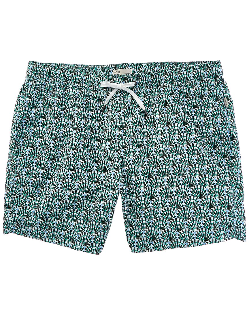 Onia Charles Swim Trunk In Green