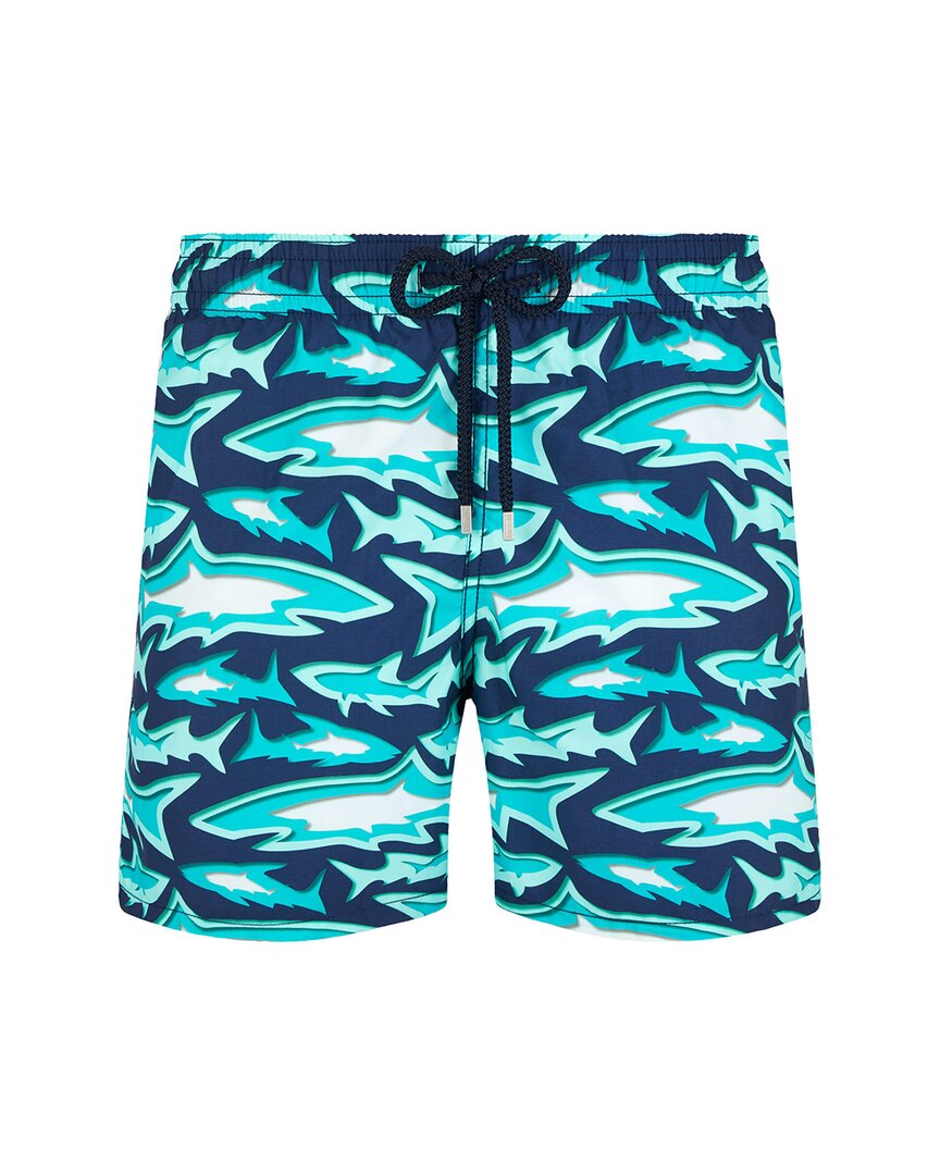 Vilebrequin Moorea Requins 3d Swim Shorts