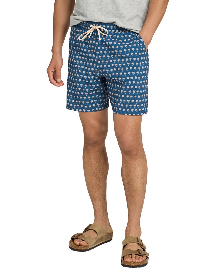 Faherty Shorelite Performance Swim Trunks In Blue