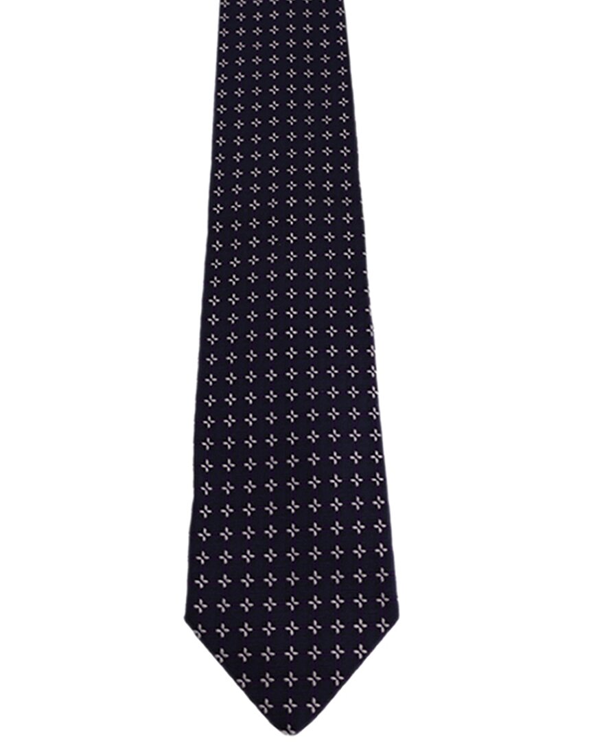 Etro Patterned Necktie (authentic Pre-loved) In Black