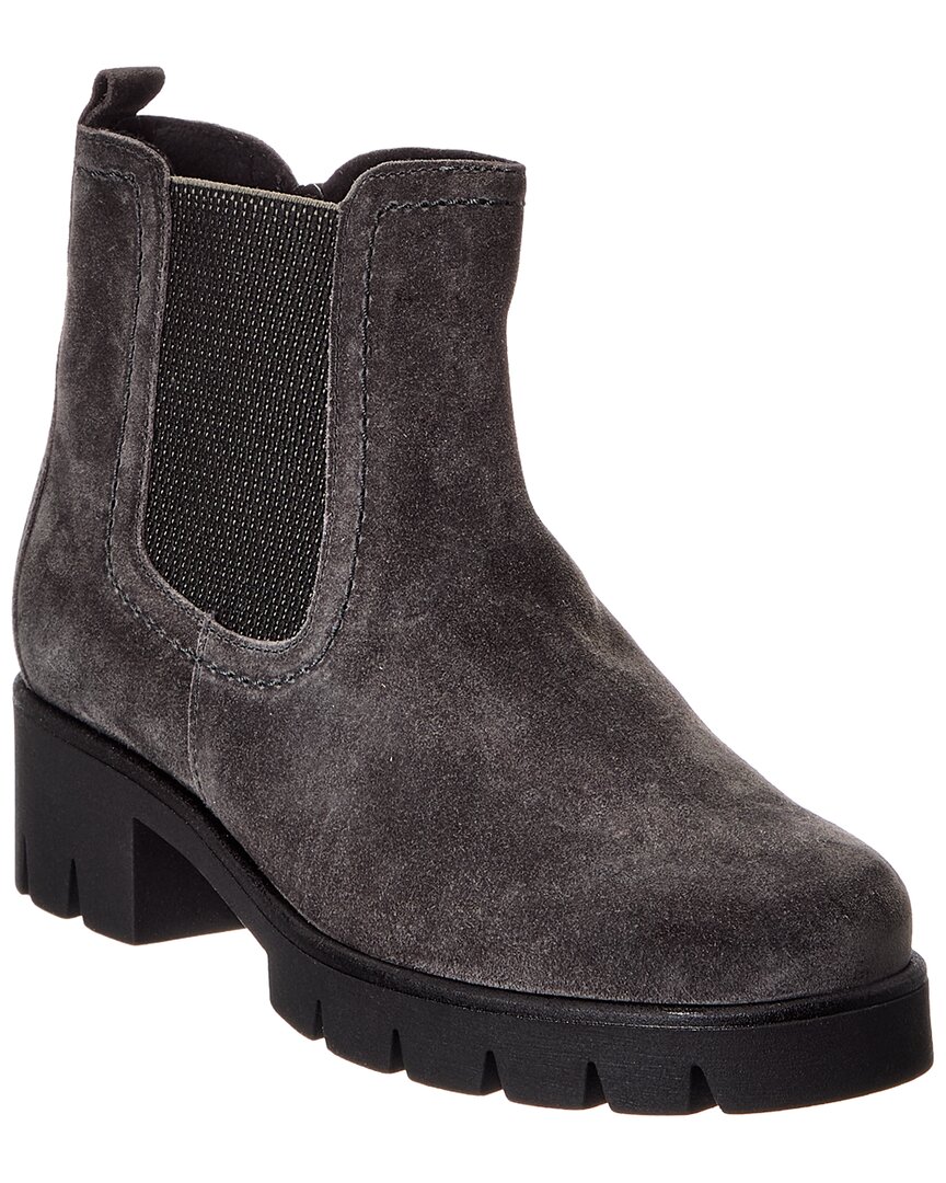 Gabor Suede Chelsea Boot In Gray
