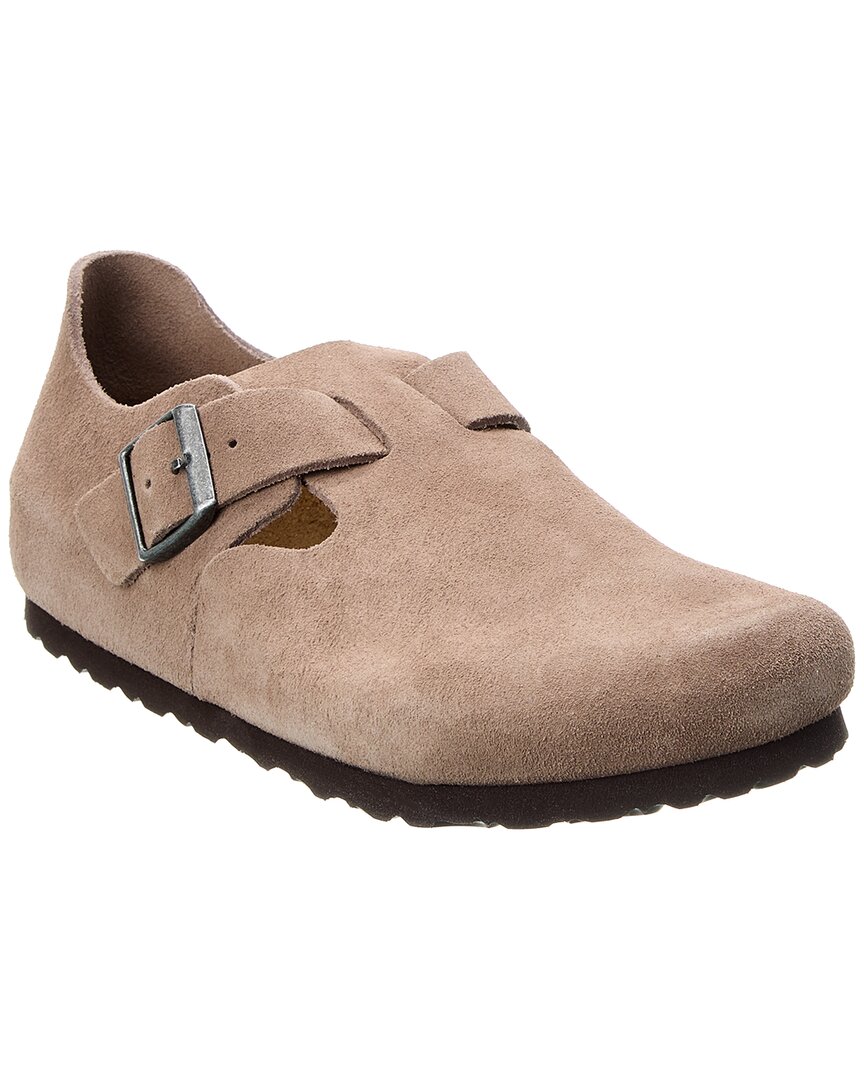 Birkenstock Lace-up Shoes With Buckle Strap And Round Toe In Brown