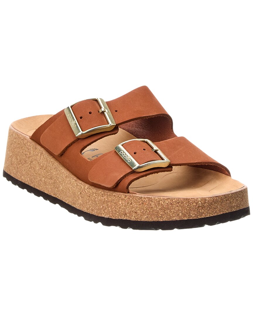 Papillio By Birkenstock Gabriela Narrow Leather Sandal In Brown