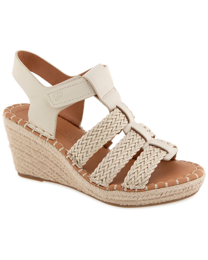 Gentle Souls By Kenneth Cole Caplin Slingback Espadrille Platform Wedge Sandal