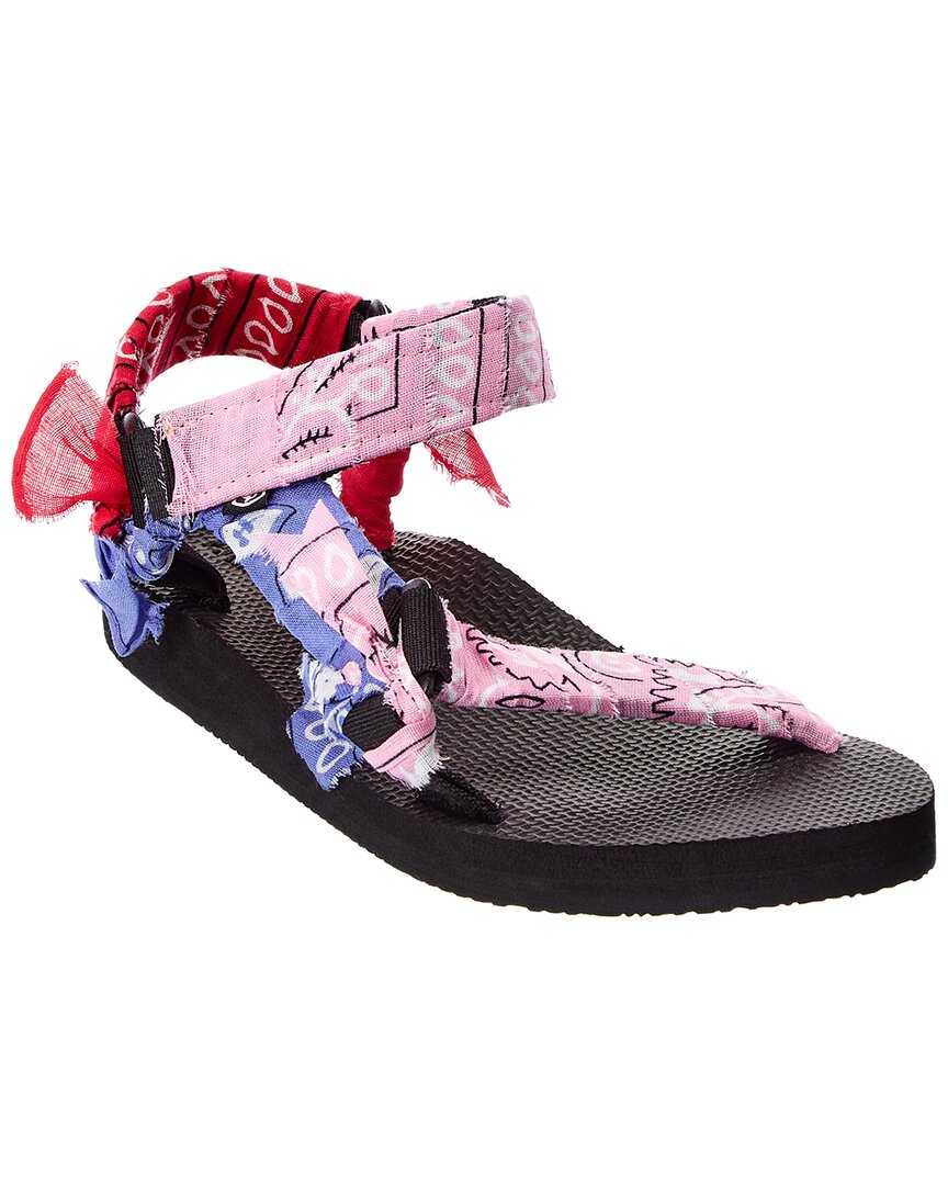 Shop Arizona Love Trekky Mix Bandana Sandal In Pink