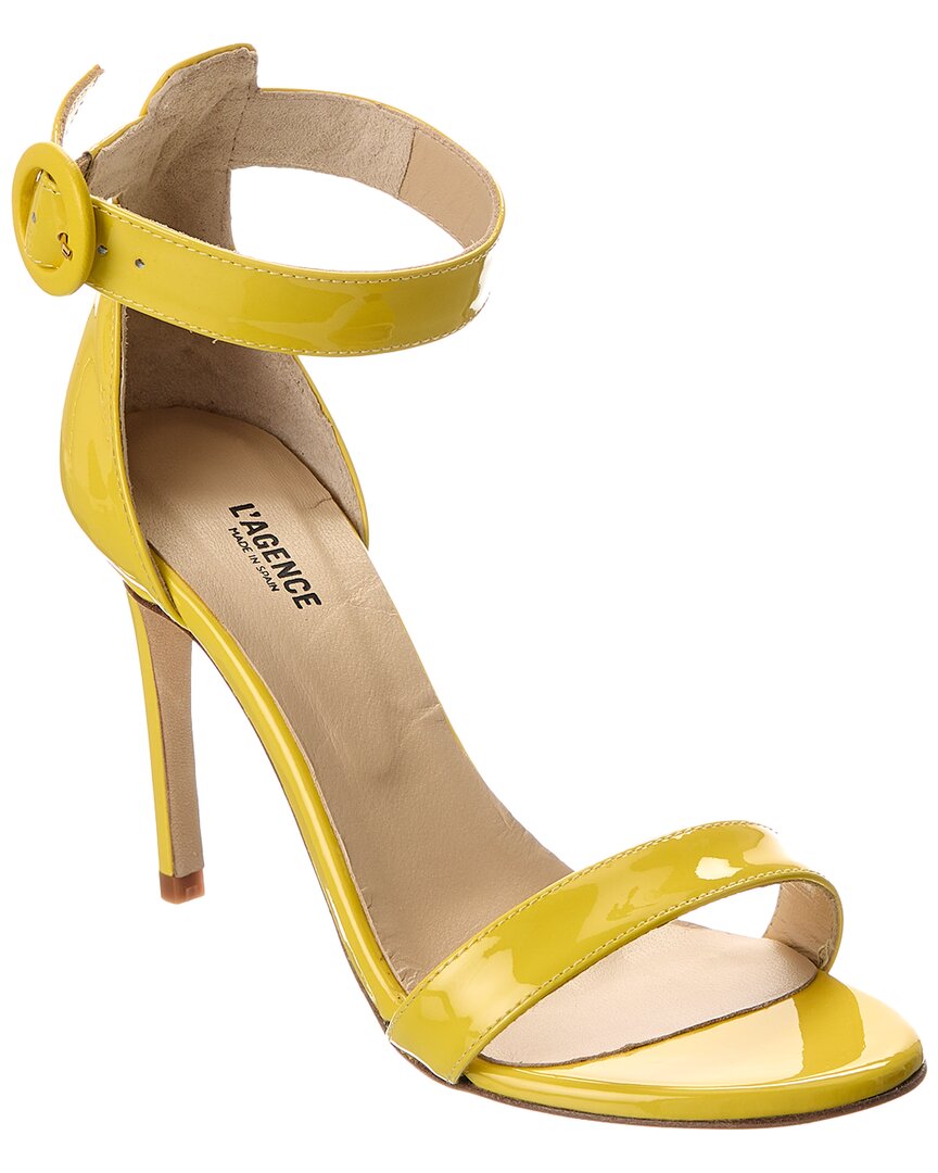 L AGENCE L’AGENCE ROSETTE LEATHER SANDAL
