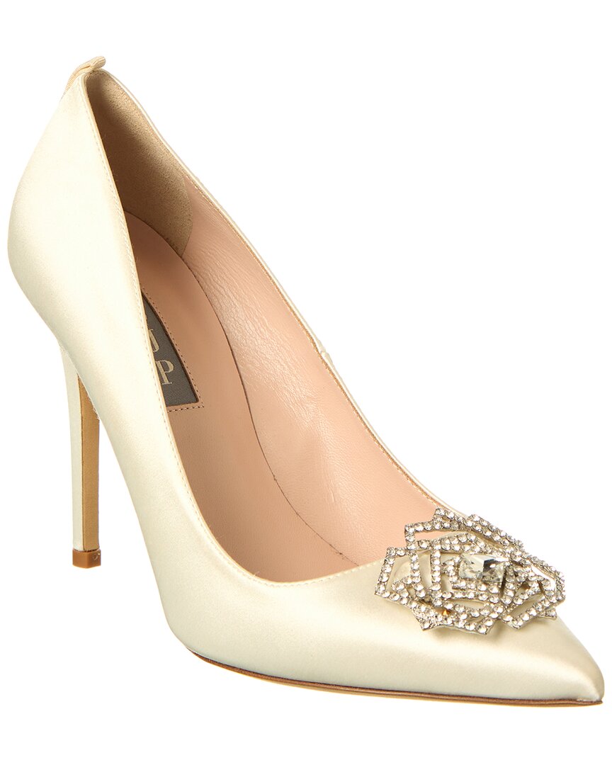 Sjp By Sarah Jessica Parker Aya 100 Satin Pump In White