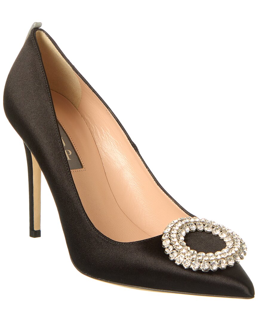 Sjp By Sarah Jessica Parker Noussa 100 Satin Pump In Black