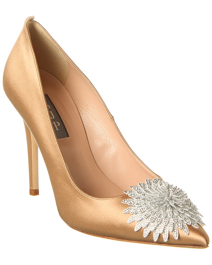 Sjp By Sarah Jessica Parker Safa 100 Satin Pump In Brown