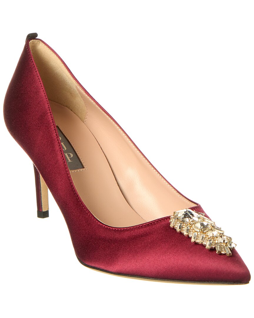 Sjp By Sarah Jessica Parker Tempest 70 Satin Pump In Red