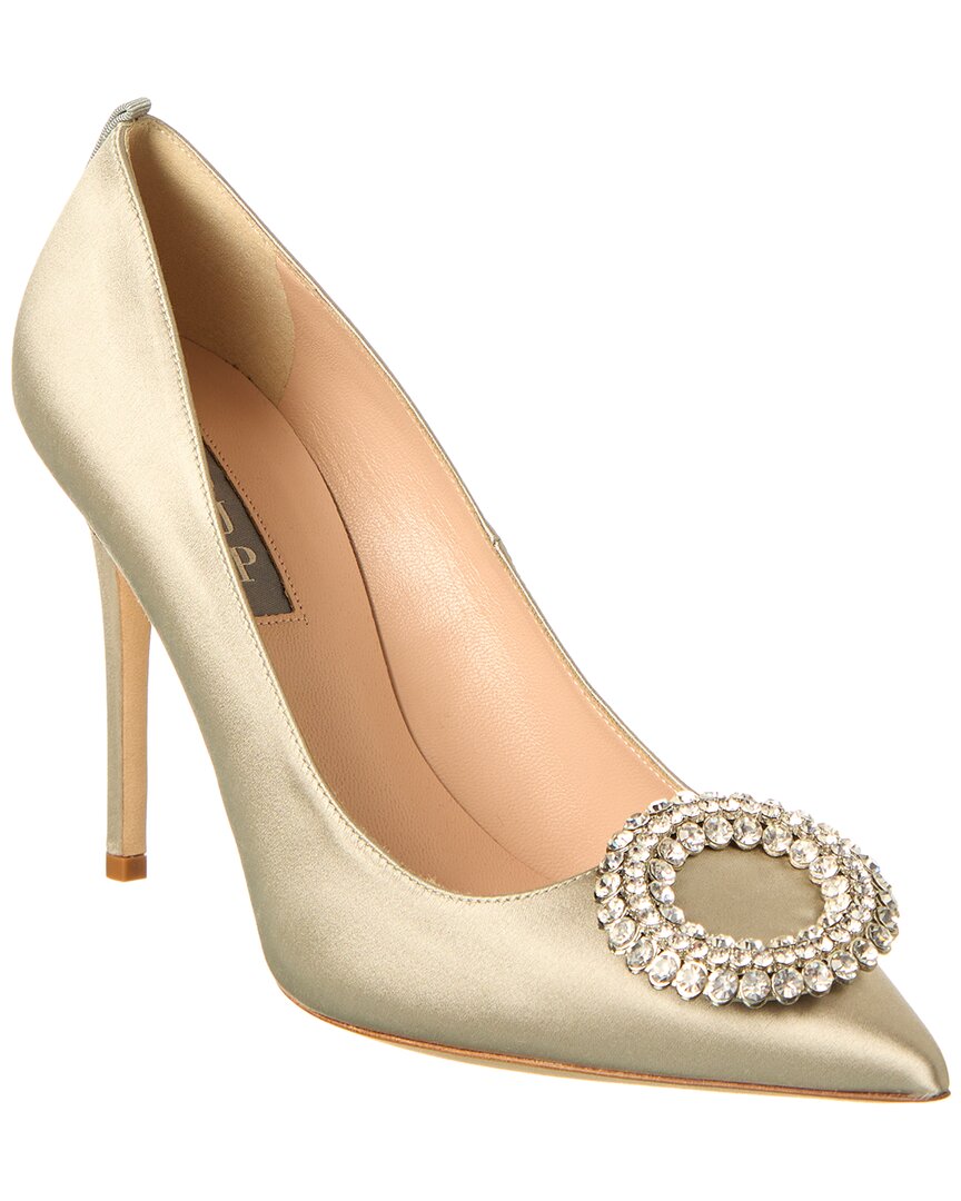 Sjp By Sarah Jessica Parker Noussa 100 Satin Pump In Grey