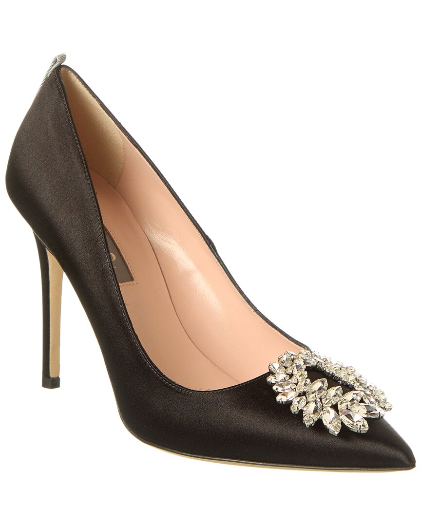 Sjp By Sarah Jessica Parker Zaina 100 Satin Pump In Black