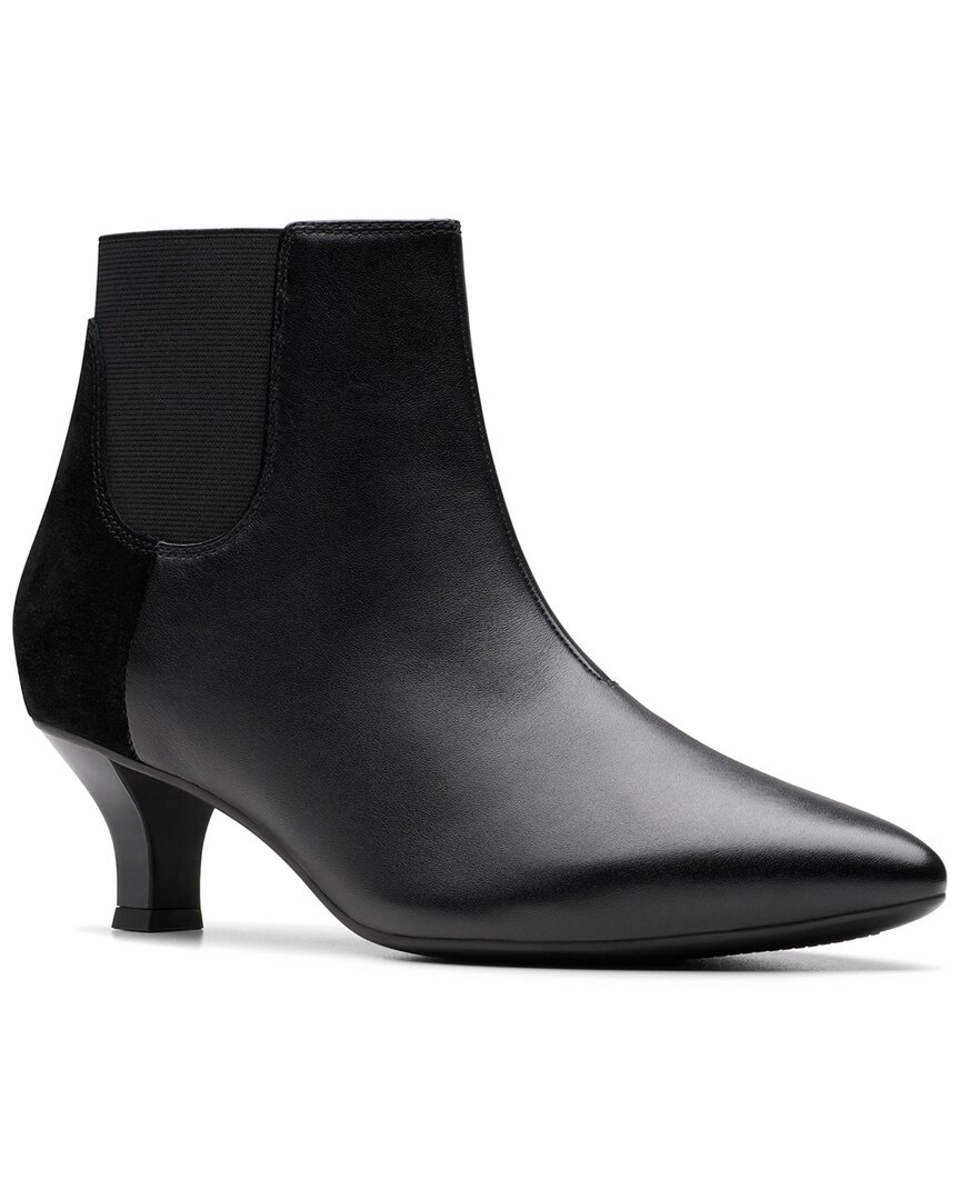 Clarks Kepley Erin Leather Boot In Black