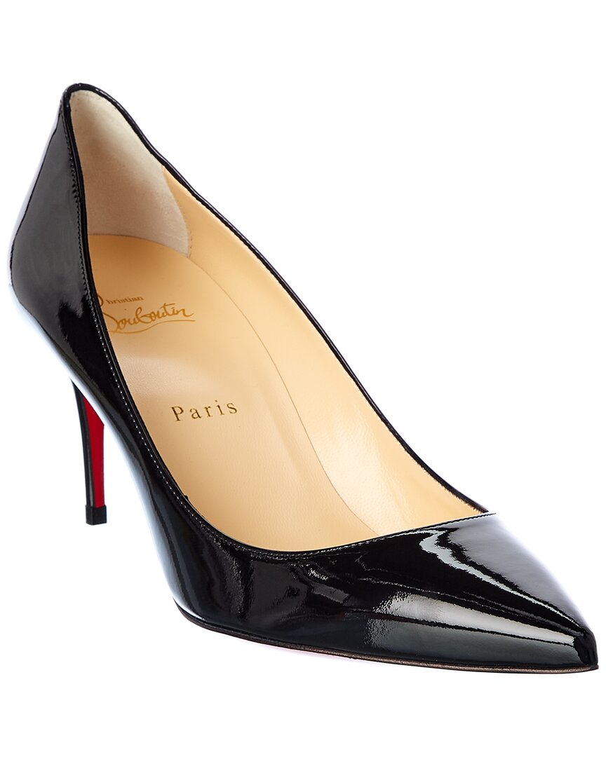 Shop Christian Louboutin Kate 70 Patent Pump In Black