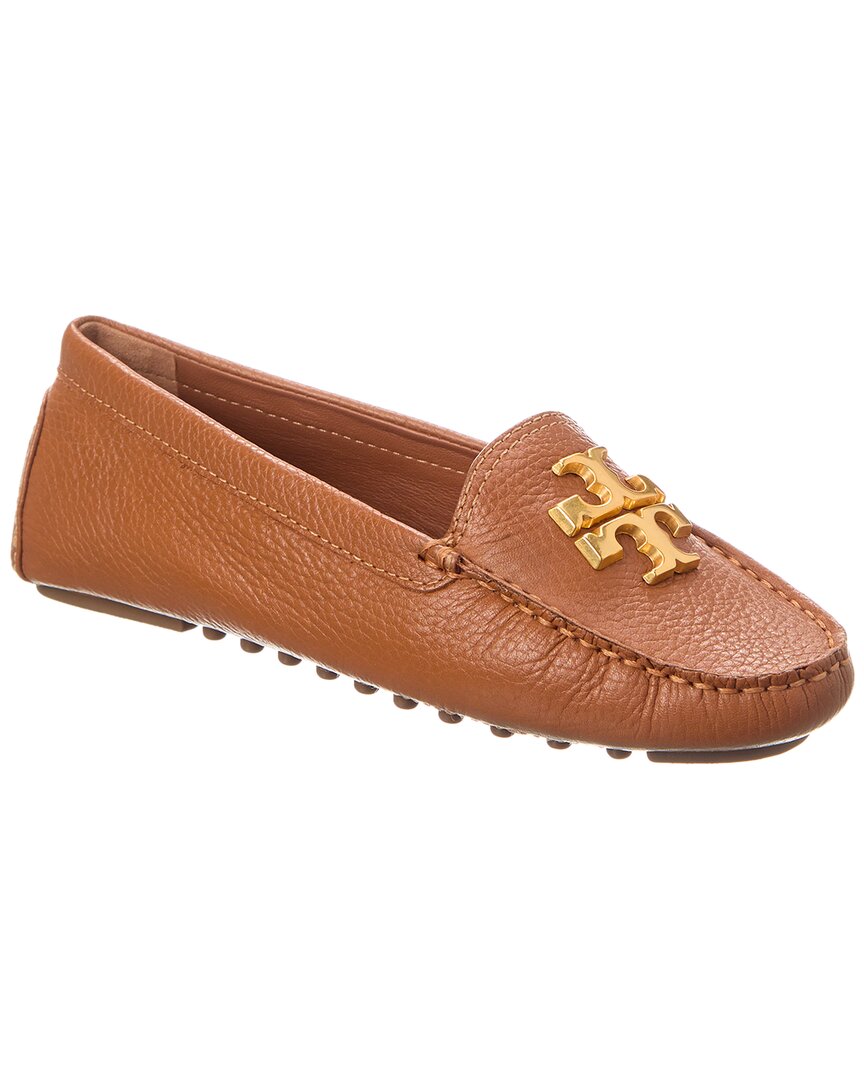 Tory Burch Everly Leather Driver In Brown