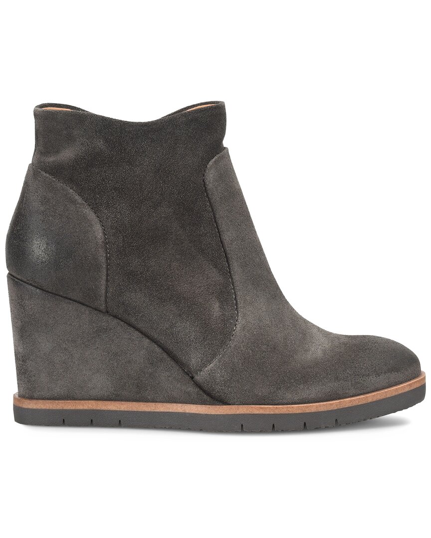 Söfft Maguire Waterproof Wedge Bootie In Gray